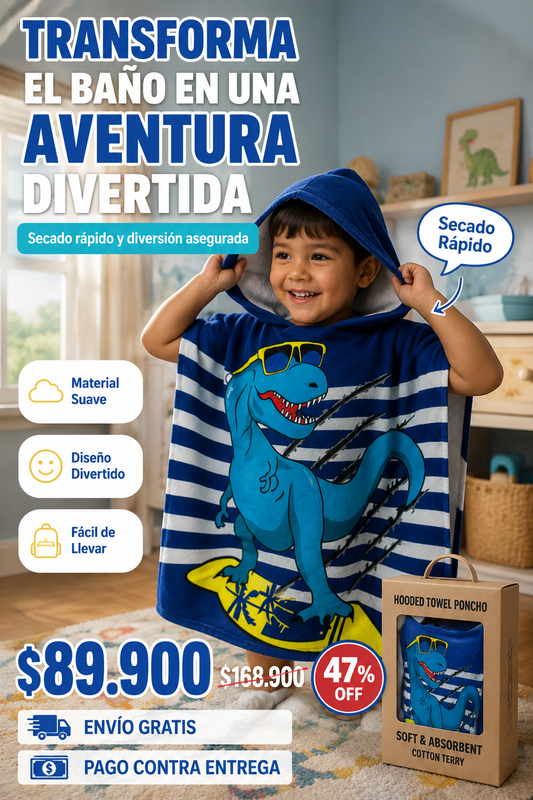 Toalla Infantil Temática Aventuras – El Regalo Perfecto para Niños