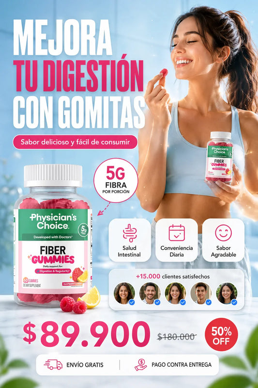 Fiber Gummies 5g – Suplemento Digestivo en Gomitas