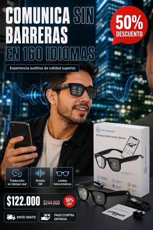 Gafas Inteligentes con Traducción AI